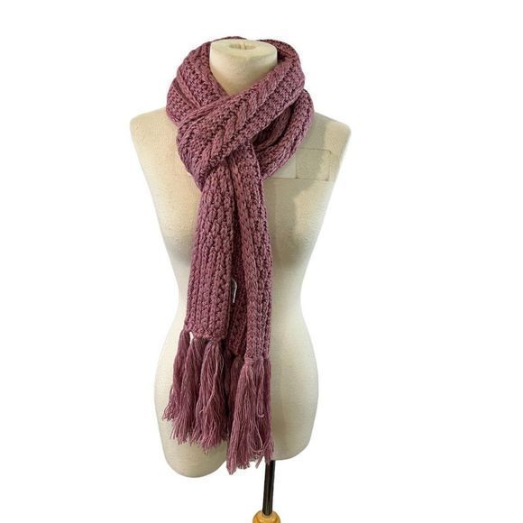 NWT SOLE SOCIETY Purple Knit Scarf - Picture 6 of 6